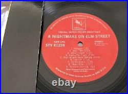 A Nightmare On Elm Street Soundtrack / Varese Sarabande 1984 Horror Lp Nm