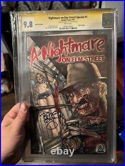 A Nightmare On Elm Street Special #1 CGC 9.8 Signed Robert Englund Red Foil Edit