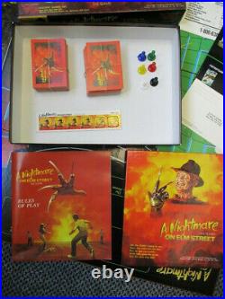 A Nightmare On Elm Street The Game Victory Games 1987 Board Game Complete