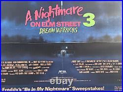 A Nightmare On Elm Street part 3, Dream Warriors Original Poster VHS 24 X 40