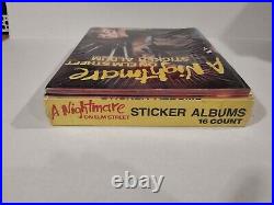 A Nightmare On Elm Street sticker album 1984, Factory Sealed Retail Box 16 count