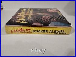 A Nightmare On Elm Street sticker album 1984, Factory Sealed Retail Box 16 count