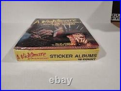 A Nightmare On Elm Street sticker album 1984, Factory Sealed Retail Box 16 count