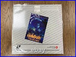 A Nightmare on Elm Street 1984/86 CBS/FOX PAL LASERDISC/LASERVISION UNCUT RARE