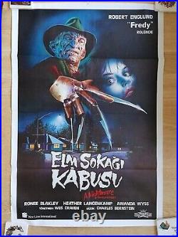 A Nightmare on Elm Street -1984 Original Movie Poster, NM, Folled, SS, RARE
