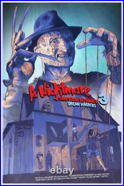 A Nightmare on Elm Street 3 Dream Warriors Poster Giclee Print Art 16x24 Mondo
