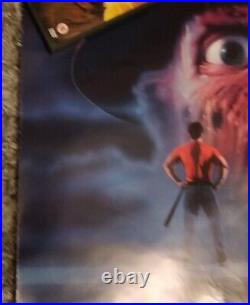 A Nightmare on Elm Street 3 Dream Warriors Poster signed Robert Englund & Heathe