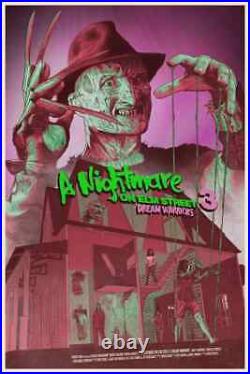 A Nightmare on Elm Street 3 Dream Warriors Variant Poster Print Art 24x36 Mondo
