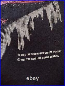 A Nightmare on Elm Street 3 Dream Warriors vintage ORIGINAL 1987 shirt XL VG