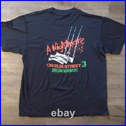 A Nightmare on Elm Street 3 Dream Warriors vintage ORIGINAL 1987 shirt XL VG