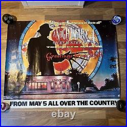 A Nightmare on Elm Street 4 Original UK Quad Movie Film Cinema Poster 1988 VGC