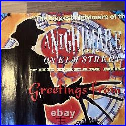 A Nightmare on Elm Street 4 Original UK Quad Movie Film Cinema Poster 1988 VGC