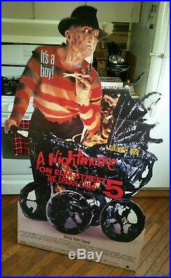 A Nightmare on Elm Street 5 Dream Child 5' Floor Standee Sealed in Orig Mailer