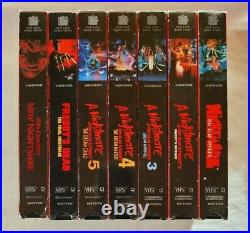 A Nightmare on Elm Street (7 Films Bundle) VHS Horror/Slasher Wes Craven NTSC