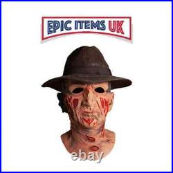 A Nightmare on Elm Street Deluxe Freddy Krueger Mask with Fedora Hat IN STOCK