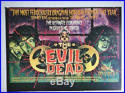 A Nightmare on Elm Street + Evil Dead UK Quad posters on card Humphrey's art