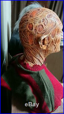 A Nightmare on Elm Street Freddy Krueger Lifesize Bust Figure pre-owned