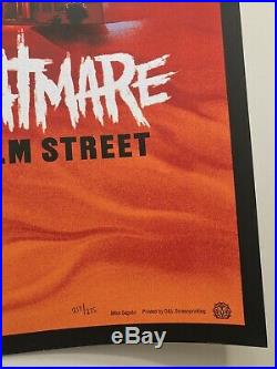A Nightmare on Elm Street Mike Saputo Mondo Poster Print Movie Freddy Kruger Art