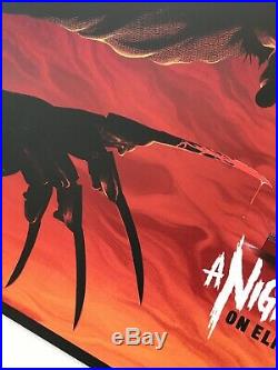 A Nightmare on Elm Street Mike Saputo Mondo Poster Print Movie Freddy Kruger Art