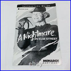 A Nightmare on Elm Street Monarch Computer Game Freddy RARE IBM Tandy DOS