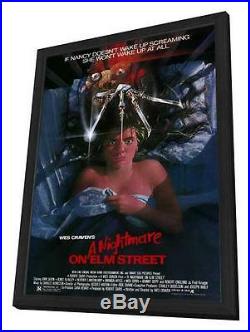 A Nightmare on Elm Street Movie POSTER 27 X 40 In Deluxe Wood Frame, John Saxon
