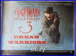 A Nightmare on Elm Street Quad Poster Original ROLLED 30X40 DREAM WARRIORS RARE