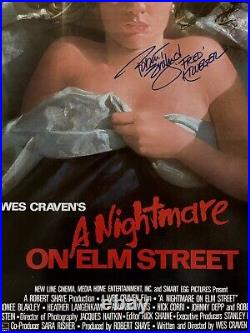 A Nightmare on Elm Street Repro US One Sheet Poster Hand Signed Robert Englund