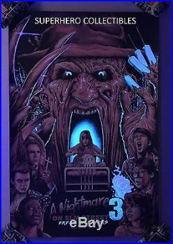 A Nightmare on Elm Street Screen Print Poster #16/40 by Holliday not Mondo BLUE