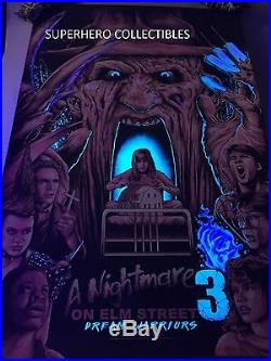 A Nightmare on Elm Street Screen Print Poster #16/40 by Holliday not Mondo BLUE
