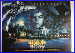 A Nightmare on Elm Street UK Quad poster 1985 from Palace offices card unique