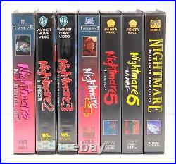 A Nightmare on Elm Street VHS Complete Collection Horror Saga Rare