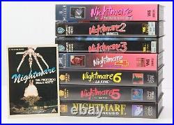 A Nightmare on Elm Street VHS Complete Collection Horror Saga Rare