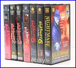 A Nightmare on Elm Street VHS Complete Collection Horror Saga Rare