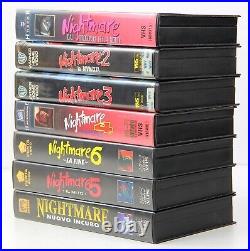 A Nightmare on Elm Street VHS Complete Collection Horror Saga Rare