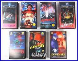 A Nightmare on Elm Street VHS Complete Collection Horror Saga Rare