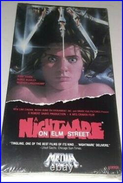 A Nightmare on Elm Street (VHS) Media SEALED Horror Rare Video Treasures