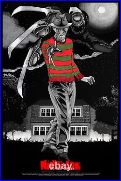 A Nightmare on Elm Street by Carles Ganya 24x36 1/50 Movie Poster Mondo LOW #1