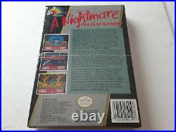 A Nightmare on Elm Street complete in box new nintendo nes, open in seal GEM MINT