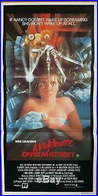 A Nightmare on Elm Street original daybill movie poster