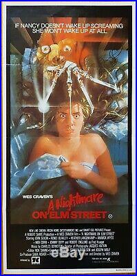A Nightmare on Elm Street original daybill movie poster Wes Craven
