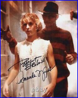A Nightmare on Elm Street photo signed by Robert Englund & Amanda Wyss RARE