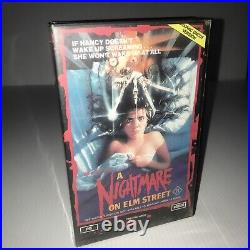 A Nightmare on elm street 1986 VHS. Horror Ex rental Graphic Uncut Version