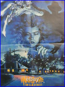 A nightmare on elm street (1984) uk one sheet quad cinema film poster Wes Craven