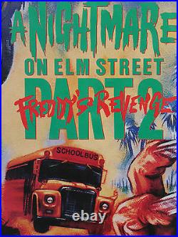 A nightmare on elm street 2 ROLLED quad cinema film poster