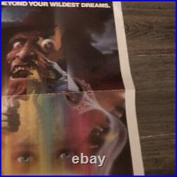 A nightmare on elm street 4 Daybill poster 1988. Signed by Lisa Wilcox