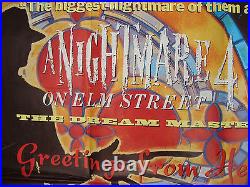 A nightmare on elm street 4 quad cinema film poster