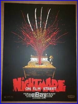 Alex Pardee Nightmare on Elm Street Screen Print Poster Mondo Wes Craven 140/160
