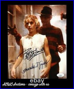 Autograph Photo Robert Englund & Amanda Wyss Nightmare on Elm Street JSA
