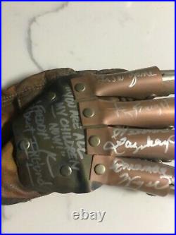 Autographed A Nightmare on Elm Street Freddy Krueger Glove