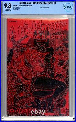 Avatar Nightmare on Elm Street Fearbook #1 Leather Variant CBCS 9.8 Graded CGC